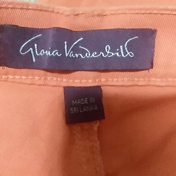 Gloria Vanderbilt orange jeans - Picture 2 of 3